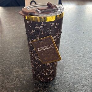 Floral Stainless Steel Insulated Tumbler 25oz
